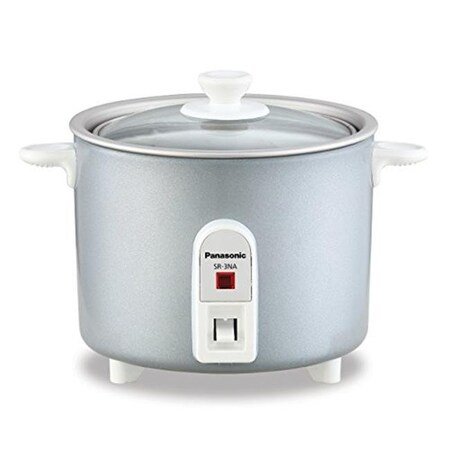 Panasonic Panasonic SR-3NAL Mini-Rice Cooker; Non-Stick Pan with Glass Lid & 1.5 cup SR-3NAL